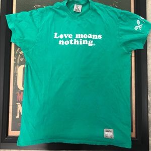Love means Nothing. 

Brand: UNDRCRWN